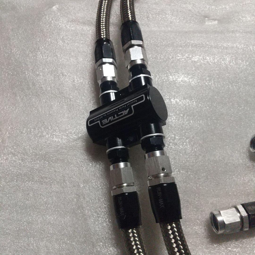 CBX400F CBR400F ゼファー オイルクーラーサイド回し