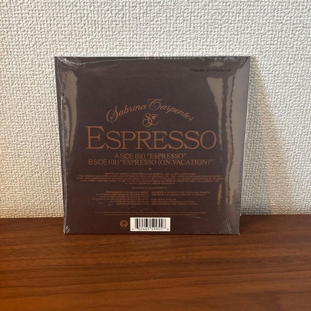 r*l様 Sabrina Carpenter / Espresso シングルLP
