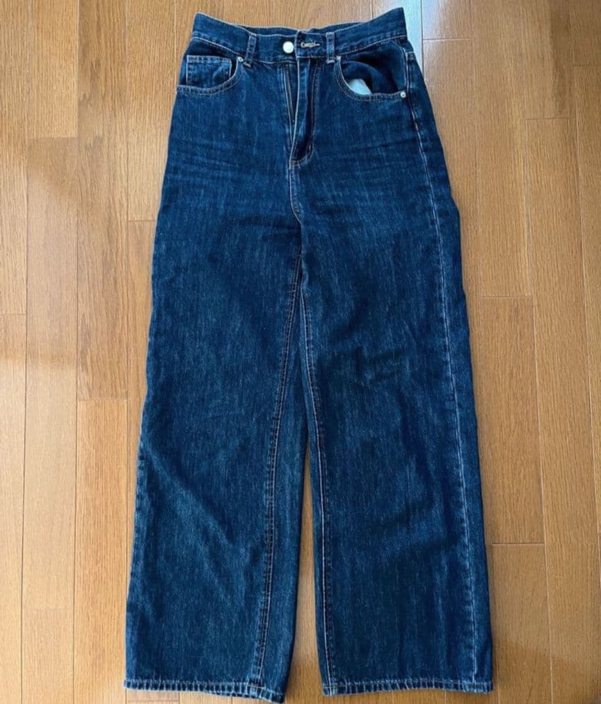 2(g+c)TWWデニム 骨格ウェーブ優勝デニム Deep Navy　XXS/S