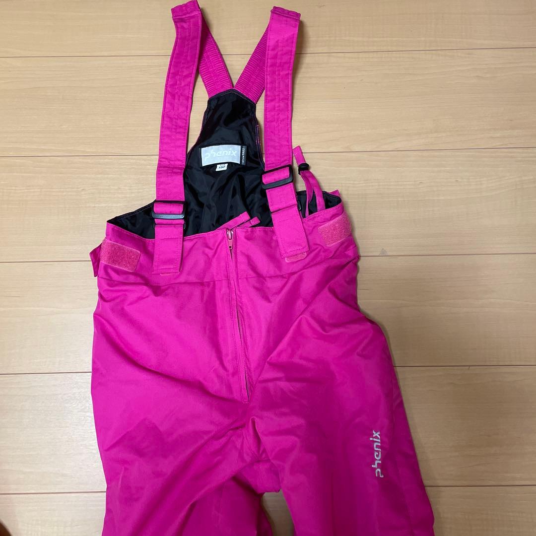 3回ほど着用　phenix 子供用スキーウェアセット 150 擦れなし　美品