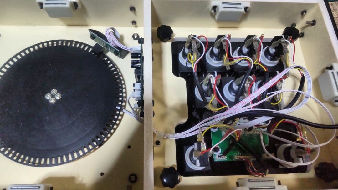 ビートマニア DAO FP7 コントローラー ブルーパネル 静音化 EMP