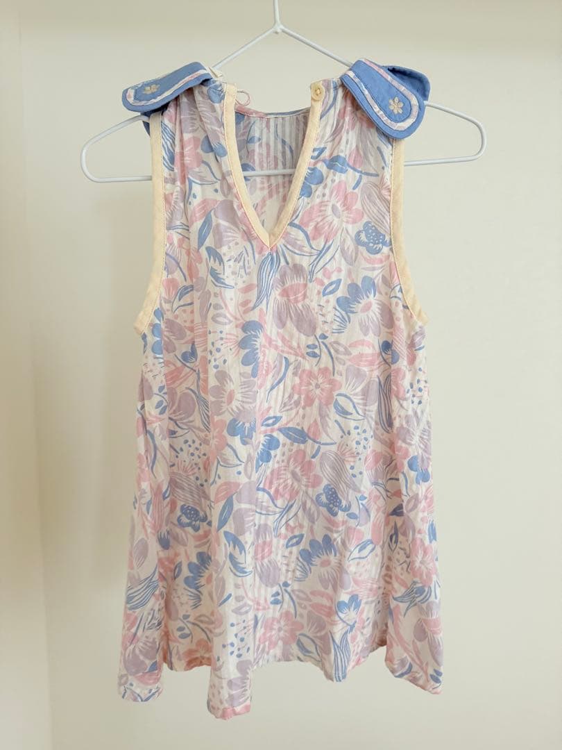 ぽ*ろ様 Apolina Flora Dress-50'sFloral 2-3y