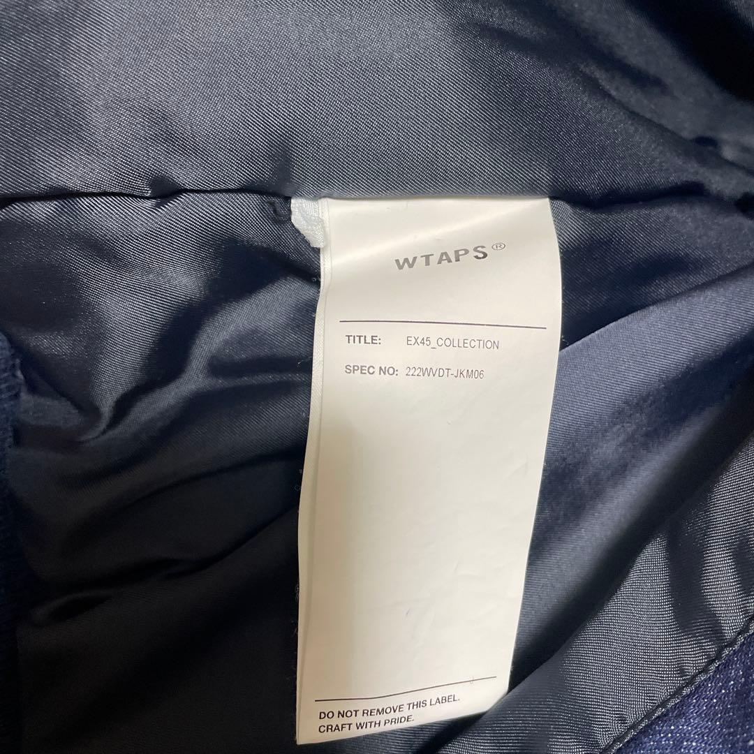 WTAPS MA-1スタイルジャケット ダークブルー サイズX 03