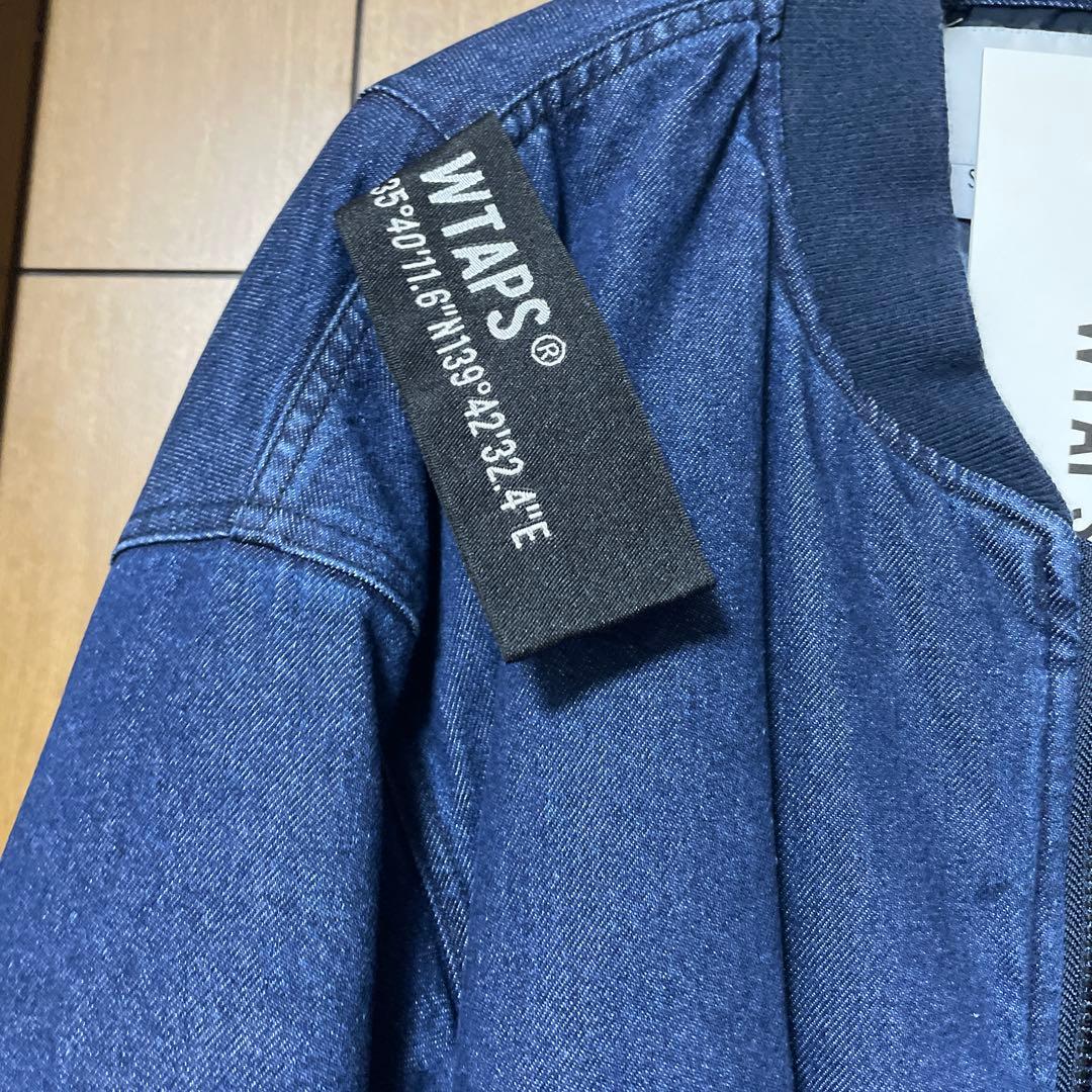 WTAPS MA-1スタイルジャケット ダークブルー サイズX 03