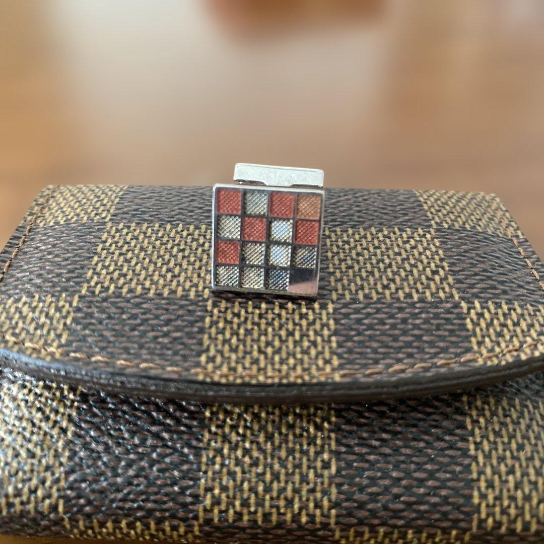 LOUIS VUITTON ルイ・ヴィトン チェッカーパターン カフリンクス