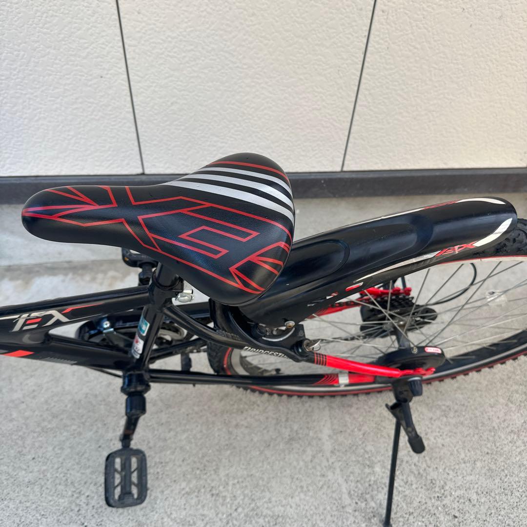 【引取限定】BRIDGESTONE 子供用自転車 ブラック/レッド