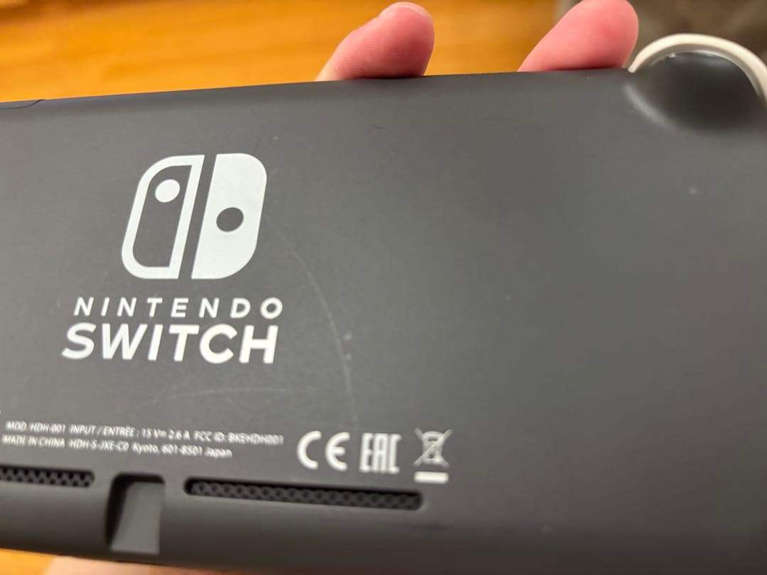 Nintendo Switch Lite グレー 本体 箱、ACアダプター付き