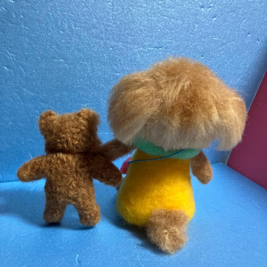 羊毛フェルトトイプードル　マルプー