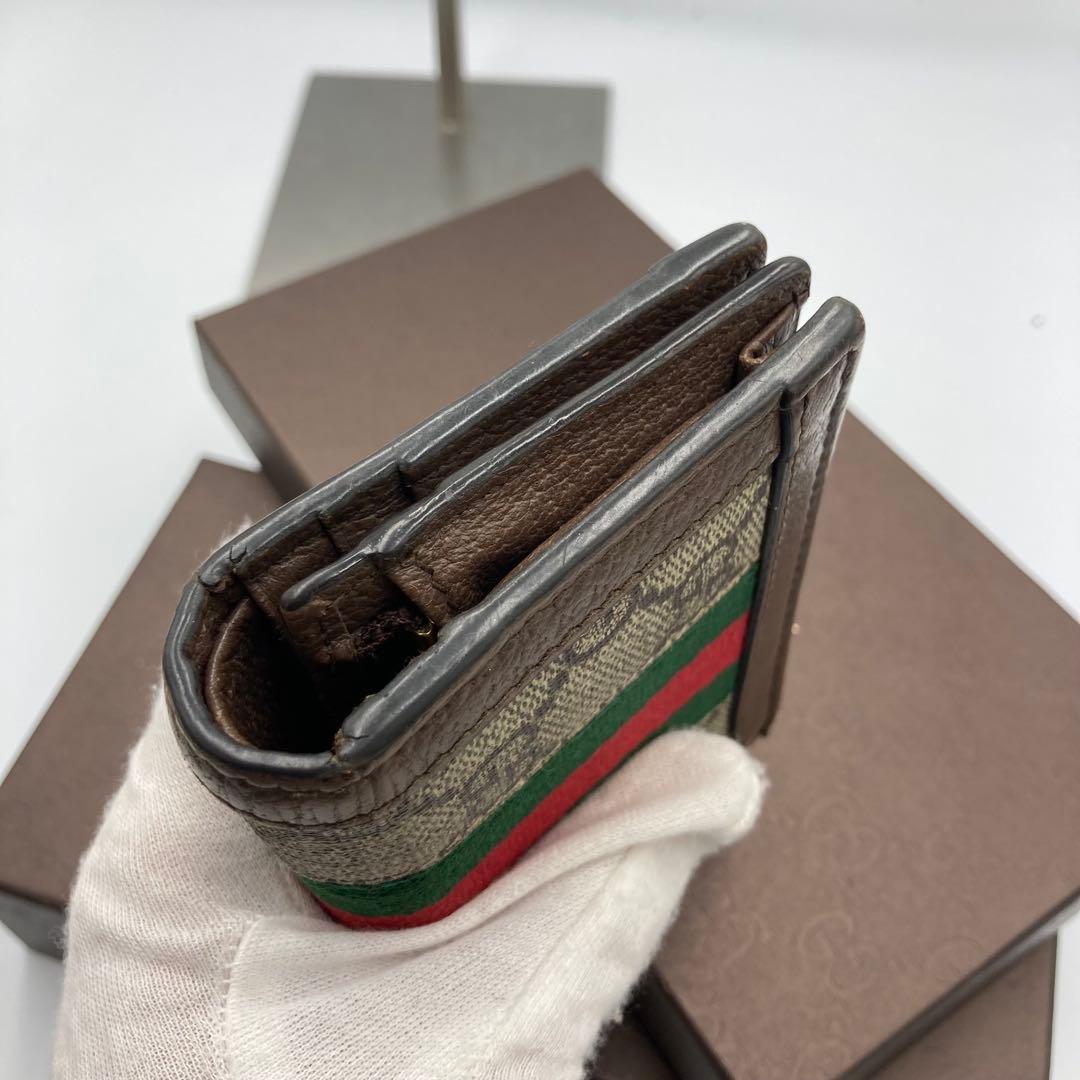 美品　GUCCI グッチ　折り財布　コンパクト　12