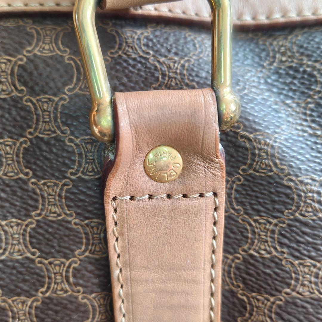 ヴィンテージ✨CELINE/セリーヌ ボストンバッグ マカダム トリオンフ