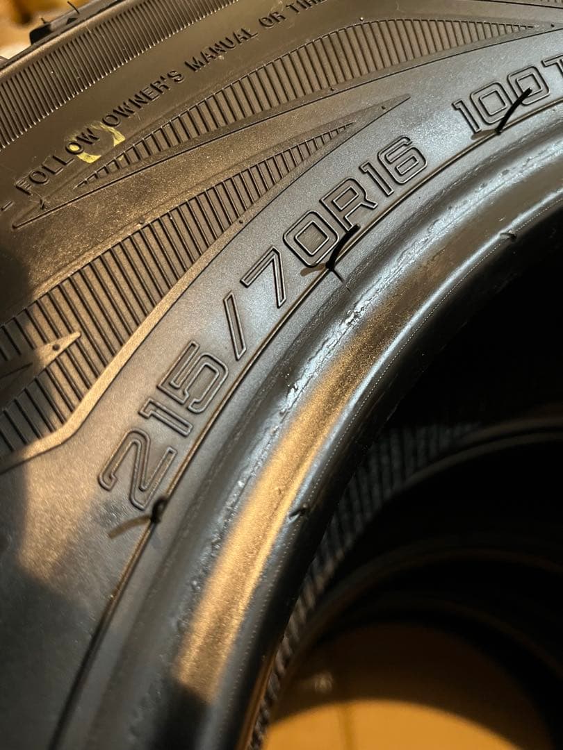 ①マッドスター RADIAL M/T 215/70R16タイヤ4本　深溝