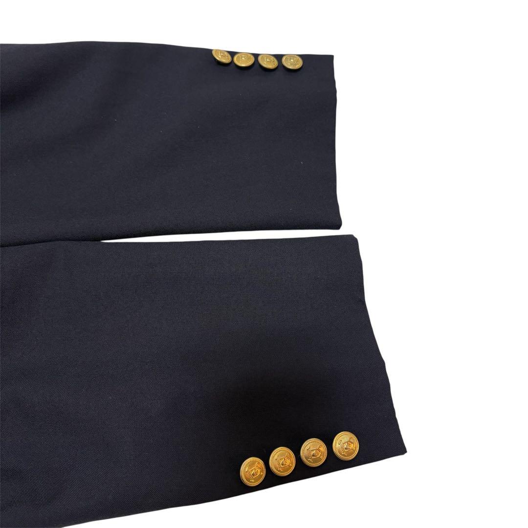 美品 ラルフローレン CHAPS ダブルテーラードジャケット 金ボタン XL 紺