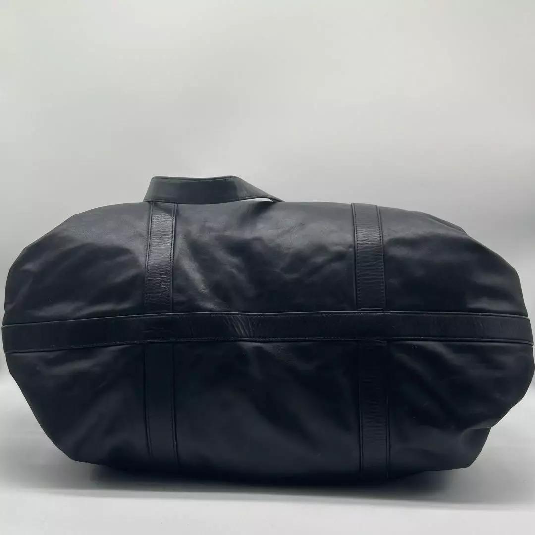 LOEWE 黒 レザー ボストンバッグ　レア