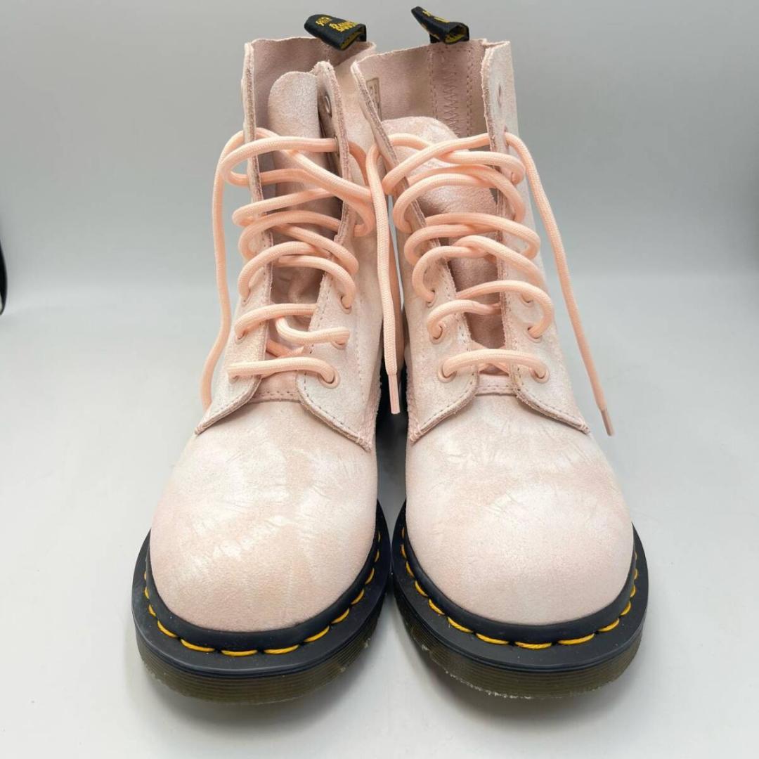 【美品】⭐️ドクターマーチン Dr.Martens ブーツ ピンク スエード風
