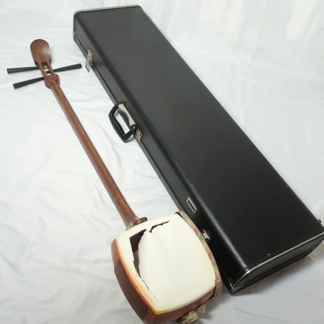 三味線 ハードケース付 東さわり 中棹 楽譜 撥 和楽器