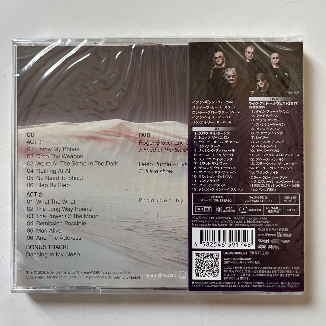 ディープ・パープル / ウーッシュ! 国内盤CD＋ライヴDVD・帯付き