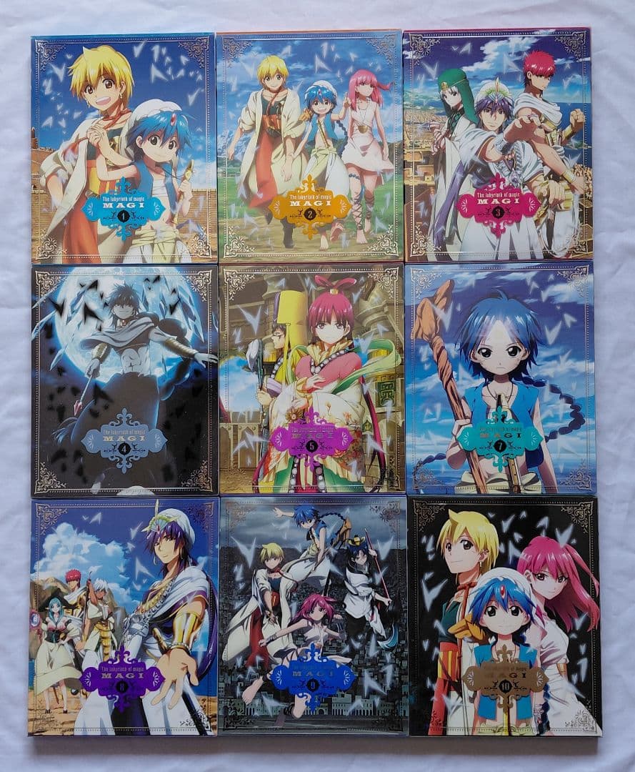 The labyrinth of magic magi マギ　DVD　1期　2期