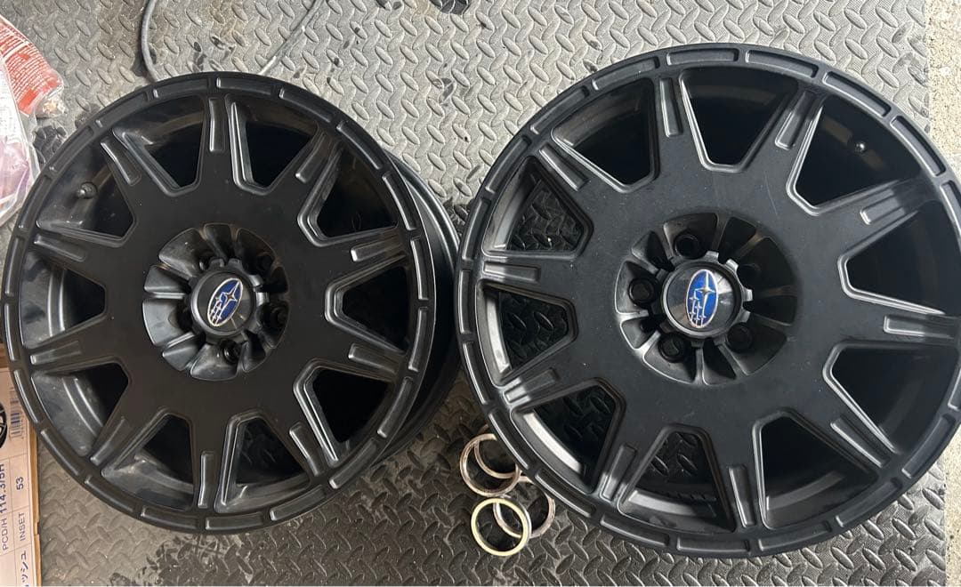 dx4 xtrail 16インチ　7j +30 pcd100 フォレスター　XV