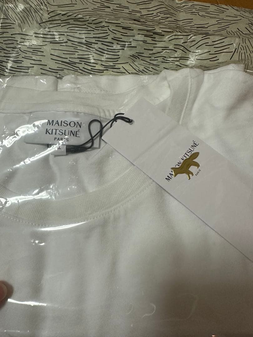 MAISON KITSUNÉ ホワイト Tシャツ