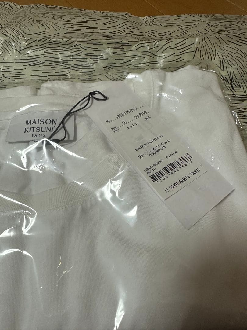 MAISON KITSUNÉ ホワイト Tシャツ