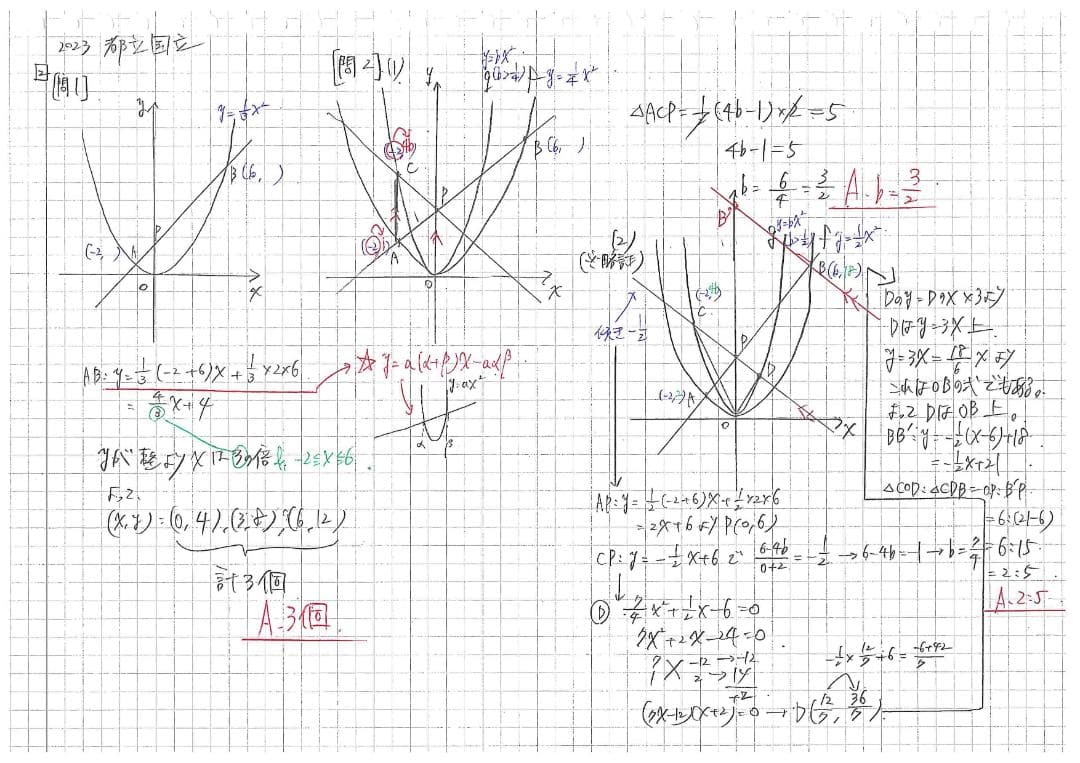 限定割引 塾講師オリジナル入試数学解説(全問動画付)都立国立過去問2018-23