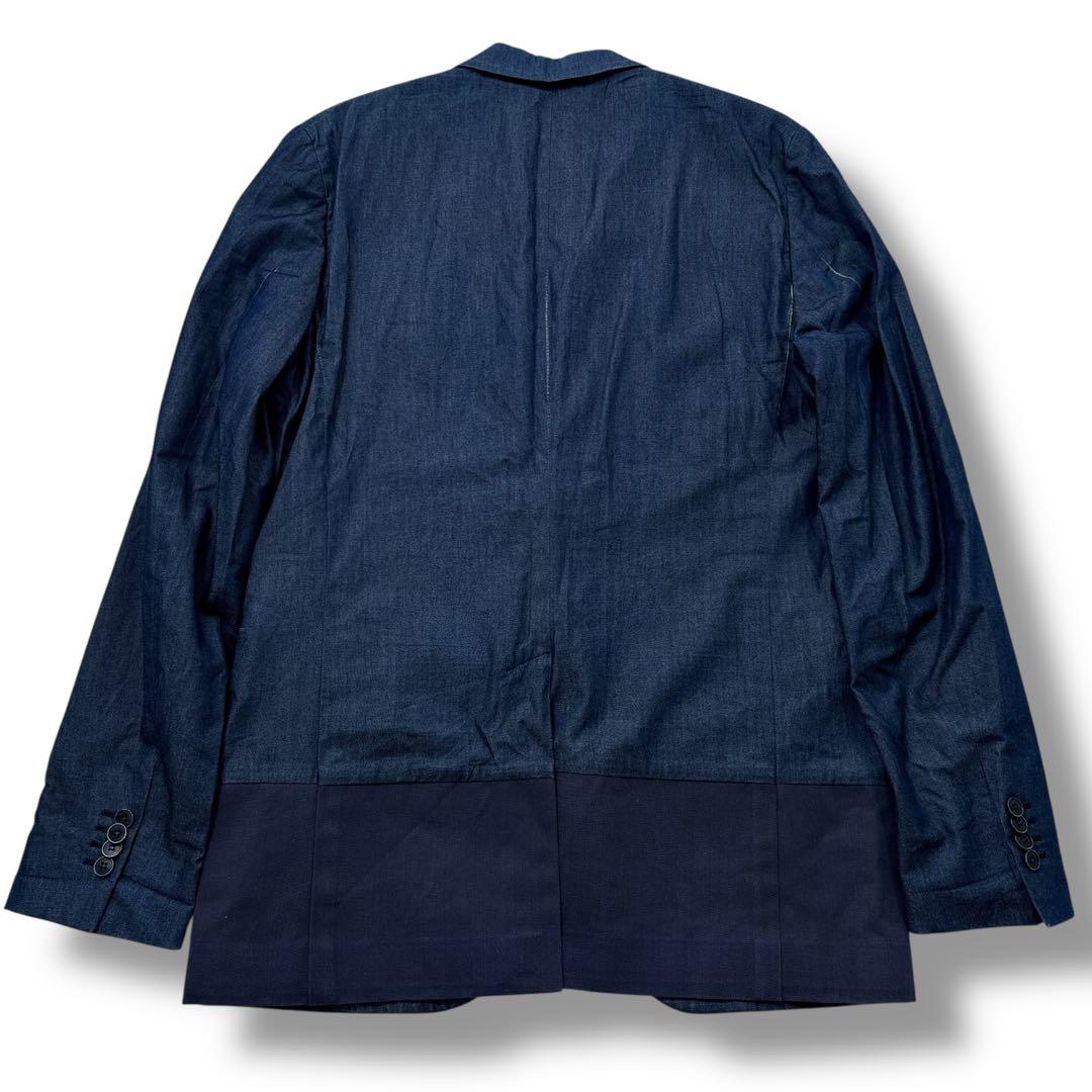 高級】VALENTINO　バレンチノ　ジャケット　デニム　切り替え　ドッキング