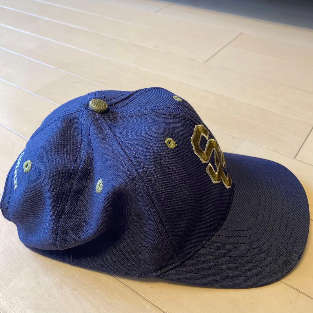 OLD STUSSY GEAR ベースボールキャップ ネイビー