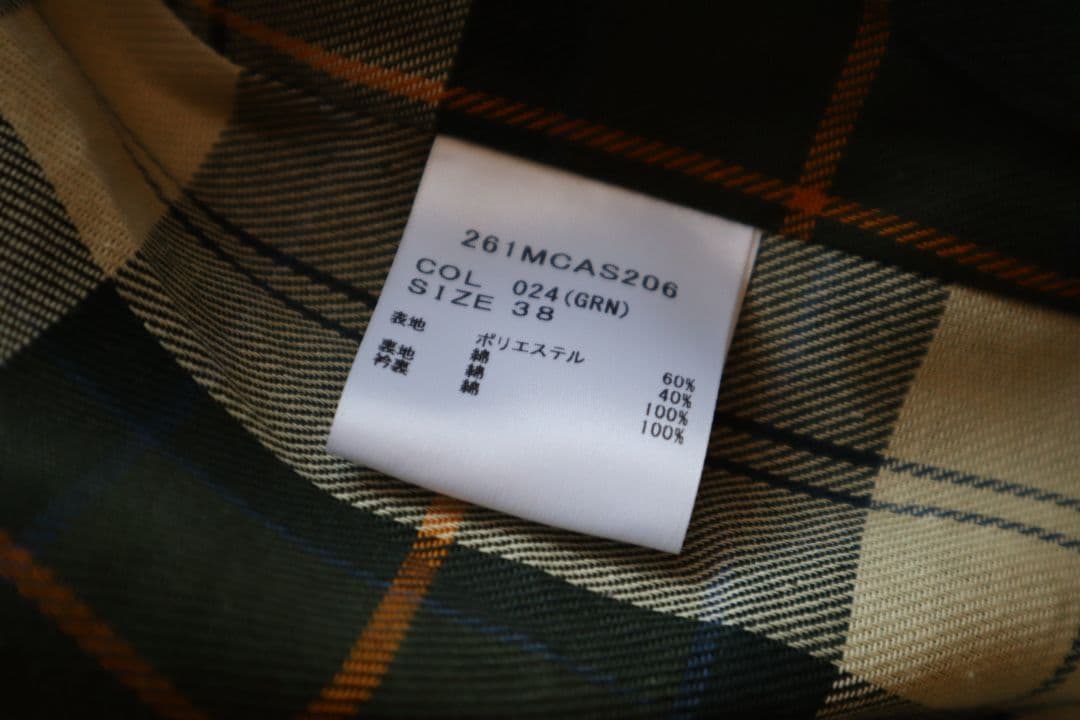 BARBOUR FS別注 TRANSPORT BLOUSON 38 SAGE