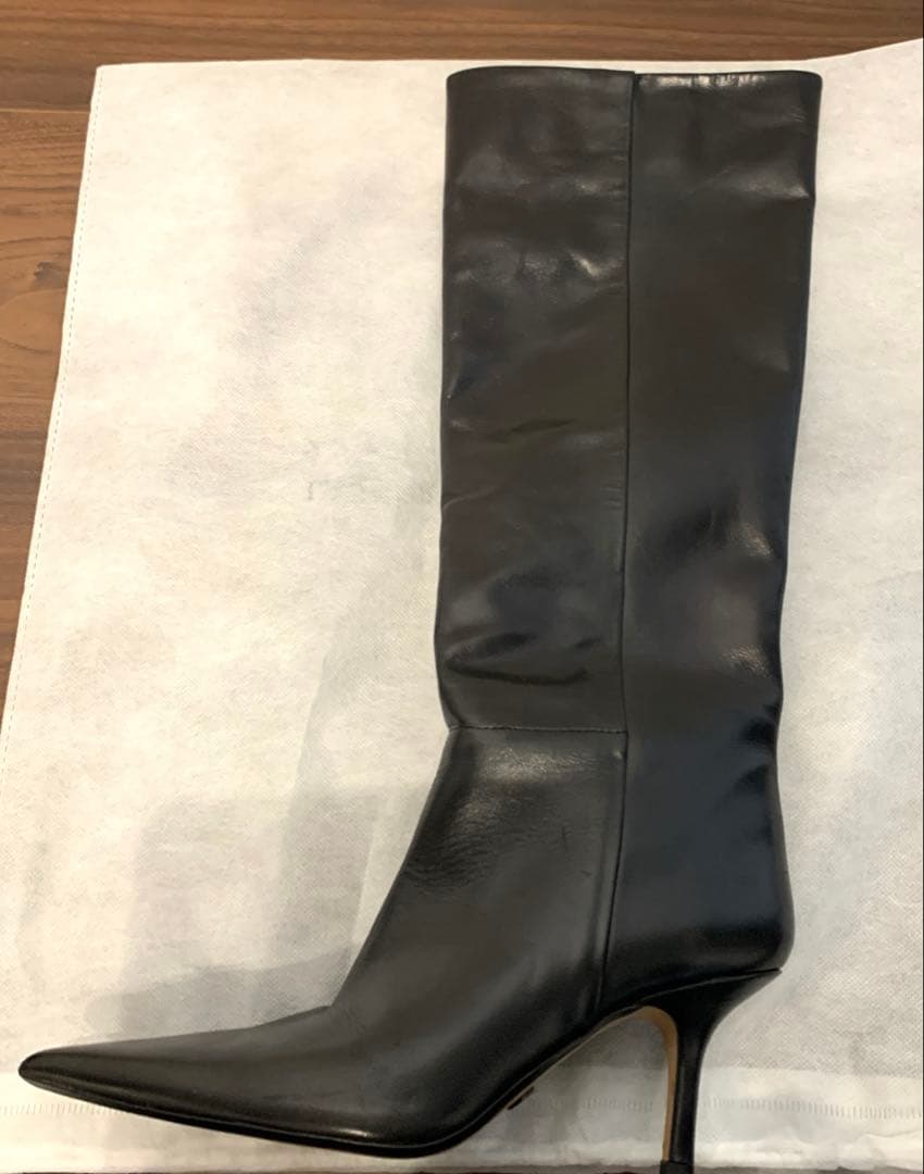 かなさま　美品　ZARA ロングブーツ　レザー