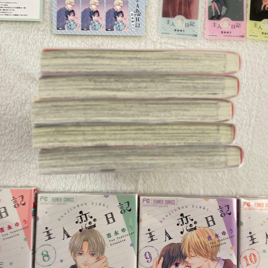 主人恋日記　吉永ゆう　フラワーコミックス　アクスタ　特典付き　少女漫画　漫画
