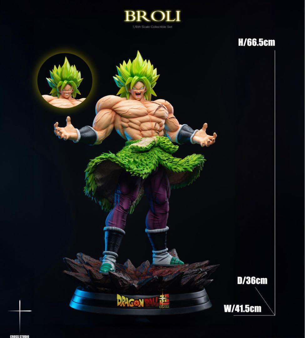 ドラゴンボール ブロリー ガレキ ガレージキット スタチュー X③⑤