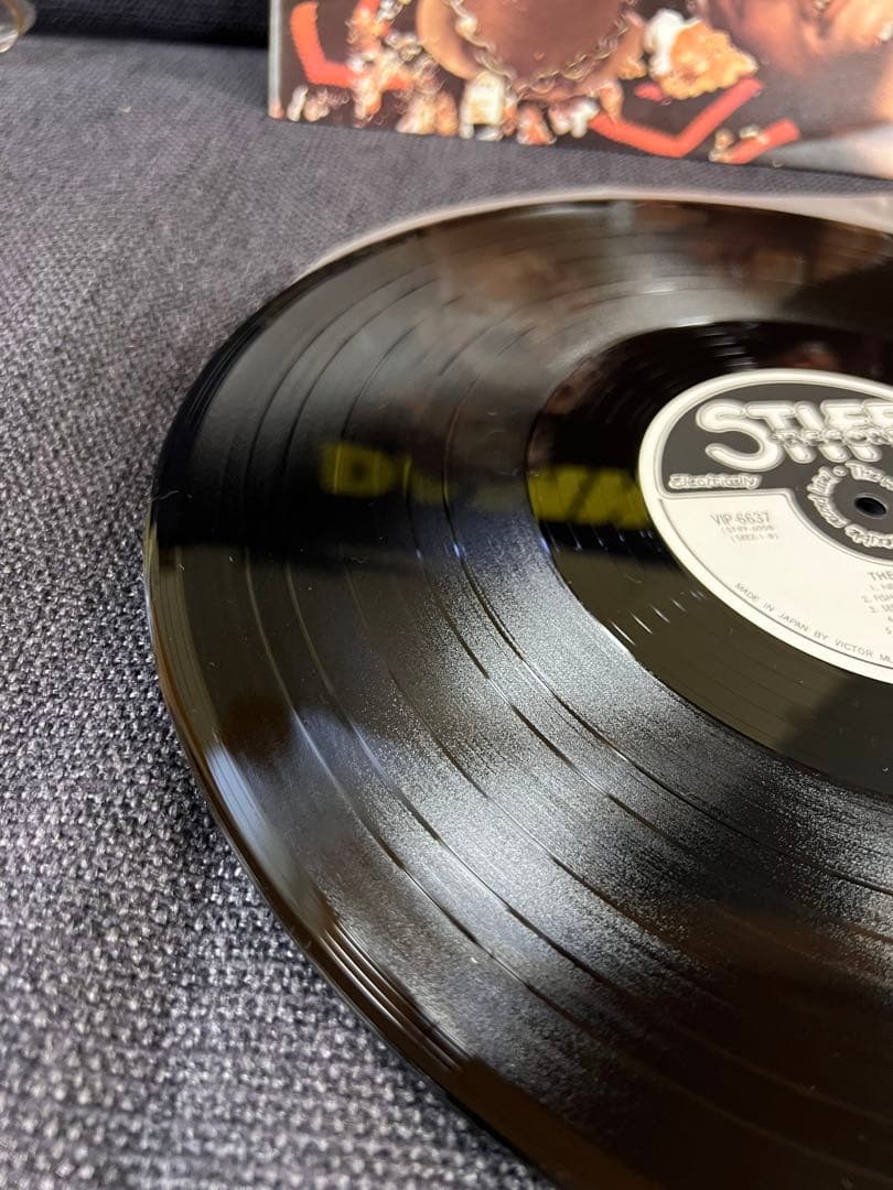 THE DAMNED1977 LP洋楽レコード美盤 STIFF RECORDS