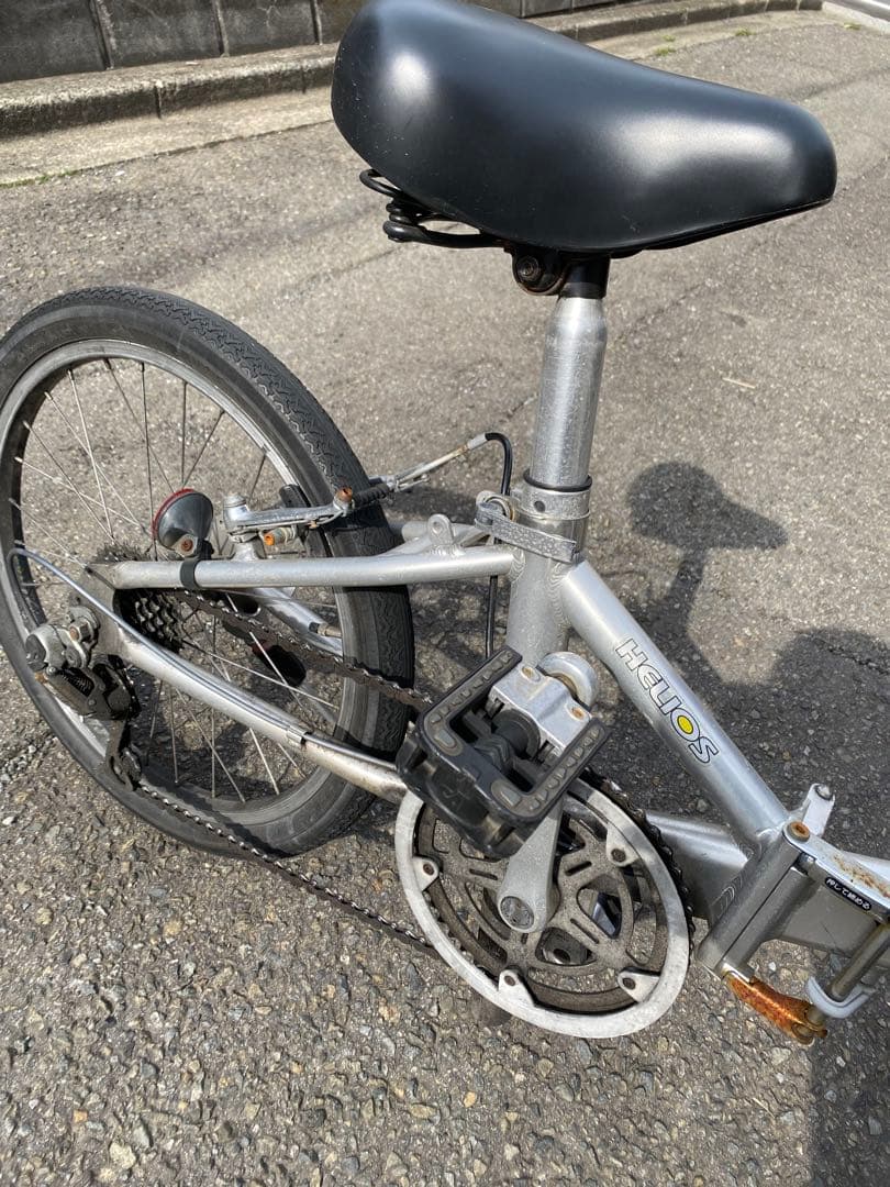 けんちゃん　シルバー 折りたたみ自転車