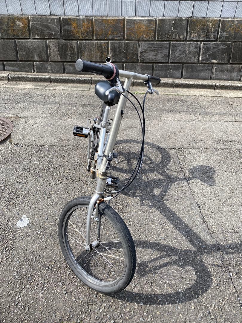 けんちゃん　シルバー 折りたたみ自転車