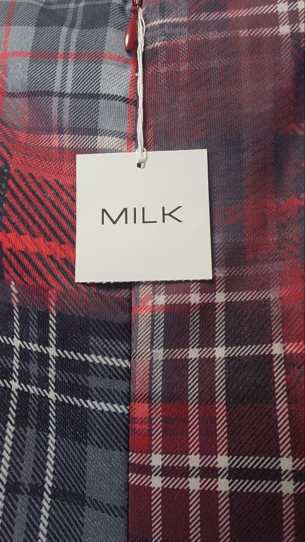【新品未使用】MILK ドレス レッドチェック