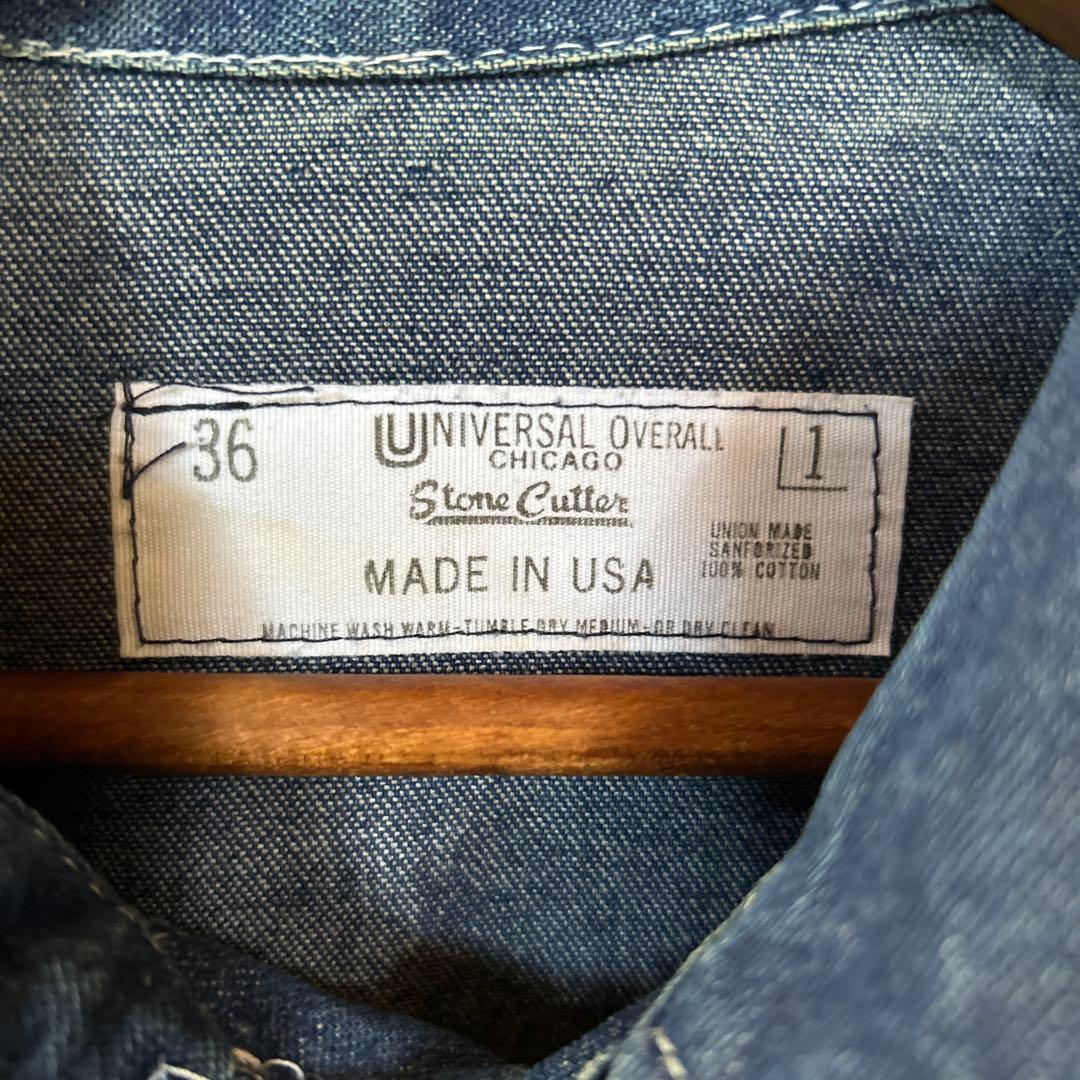 70s〜80sUNIVERSAL OVERALL白タグ made in usa