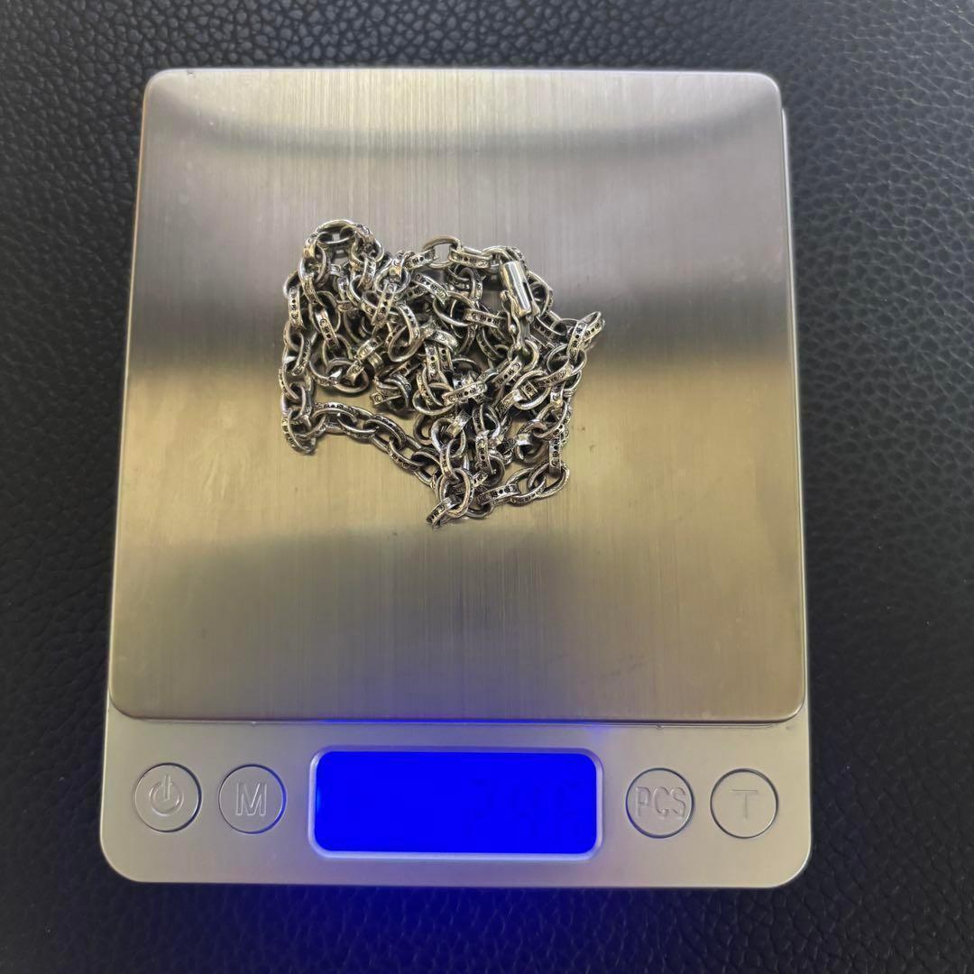 シルバー925 ネックレス60㎝　ペーパーチェーン silver925メンズ