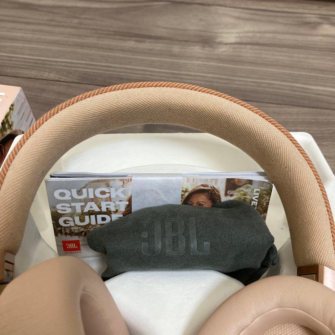 JBL LIVE 770 NC ワイヤレスヘッドホン　サンドストーン