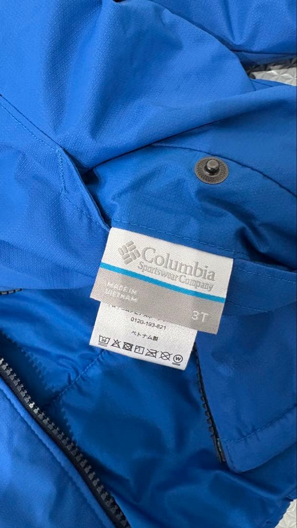 Columbia 子ども用スキーウェア 100CM 青/黒