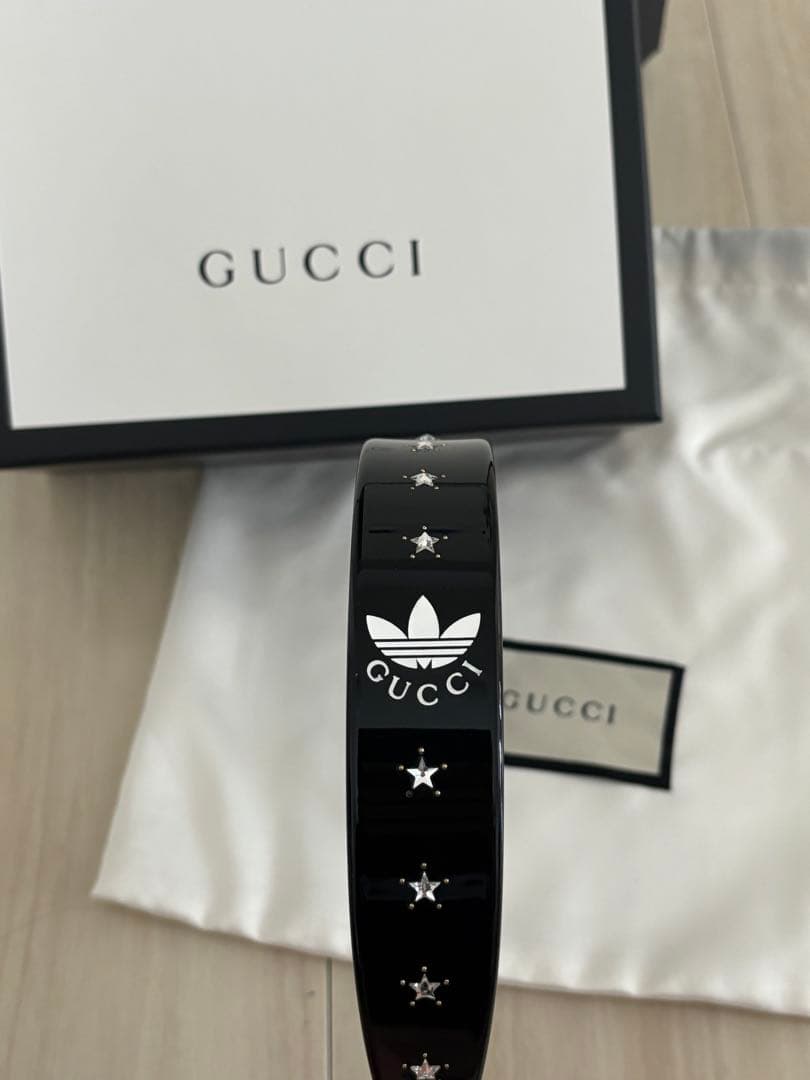 GUCCI×adidas ブラック カチューシャ