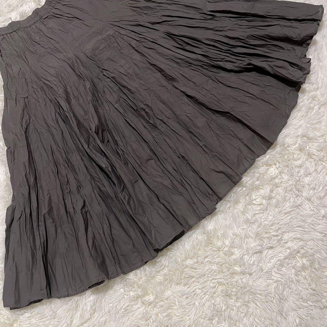 【極美品】mizuiro ind ボリュームフレアスカート グレー
