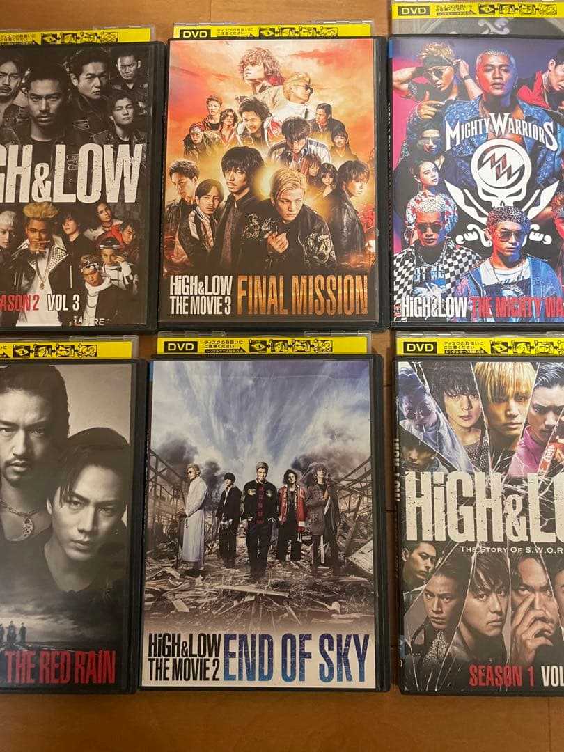 HiGH&LOW レンタル落ちDVD