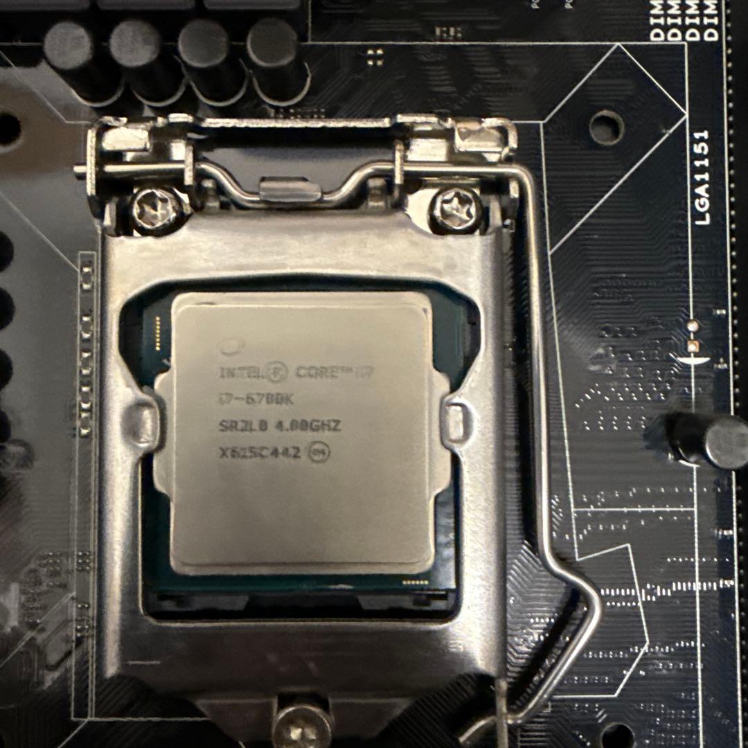K*T様 ASUS Z170 PRO GAMING CPU、クーラーセット　メモ