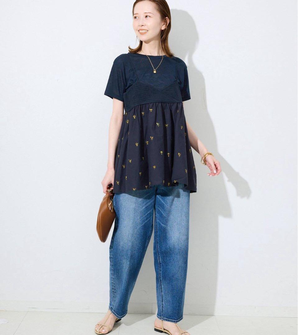 <新品>SLOBE IENAスローブイエナ/花柄キャミ