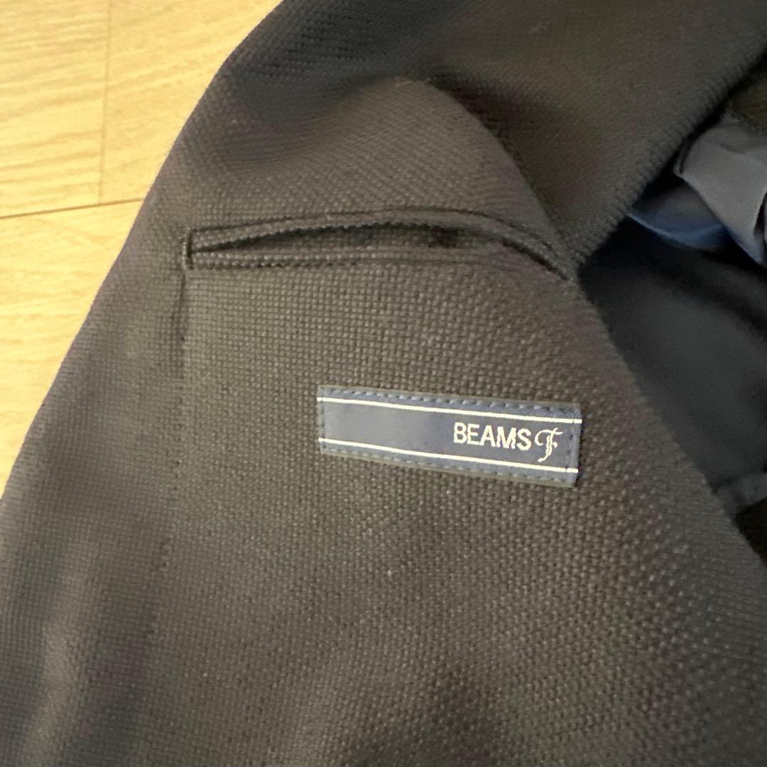 BEAMS F ネイビー ホップサックジャケット