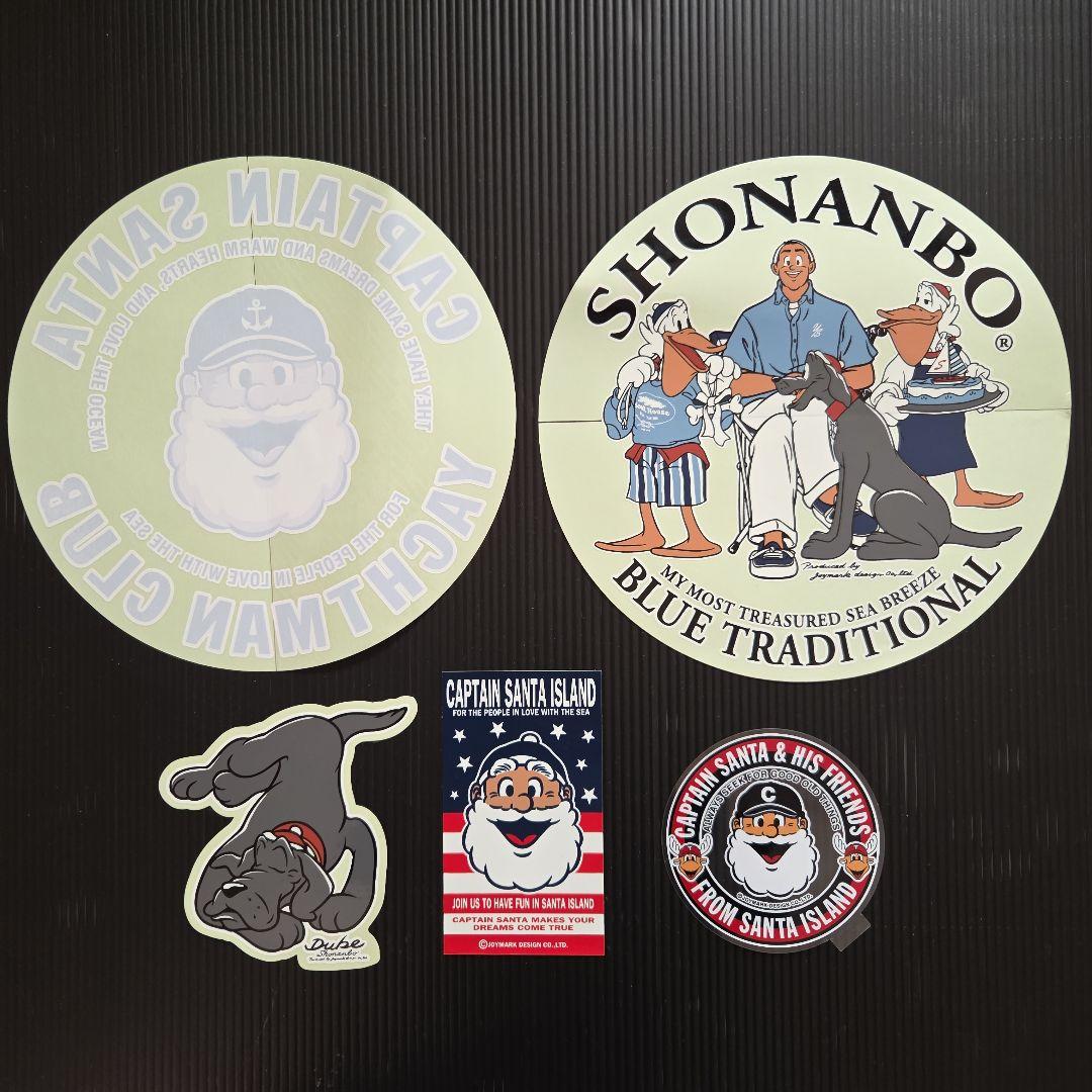 SHONANBO & Captain Santa  ステッカー5点