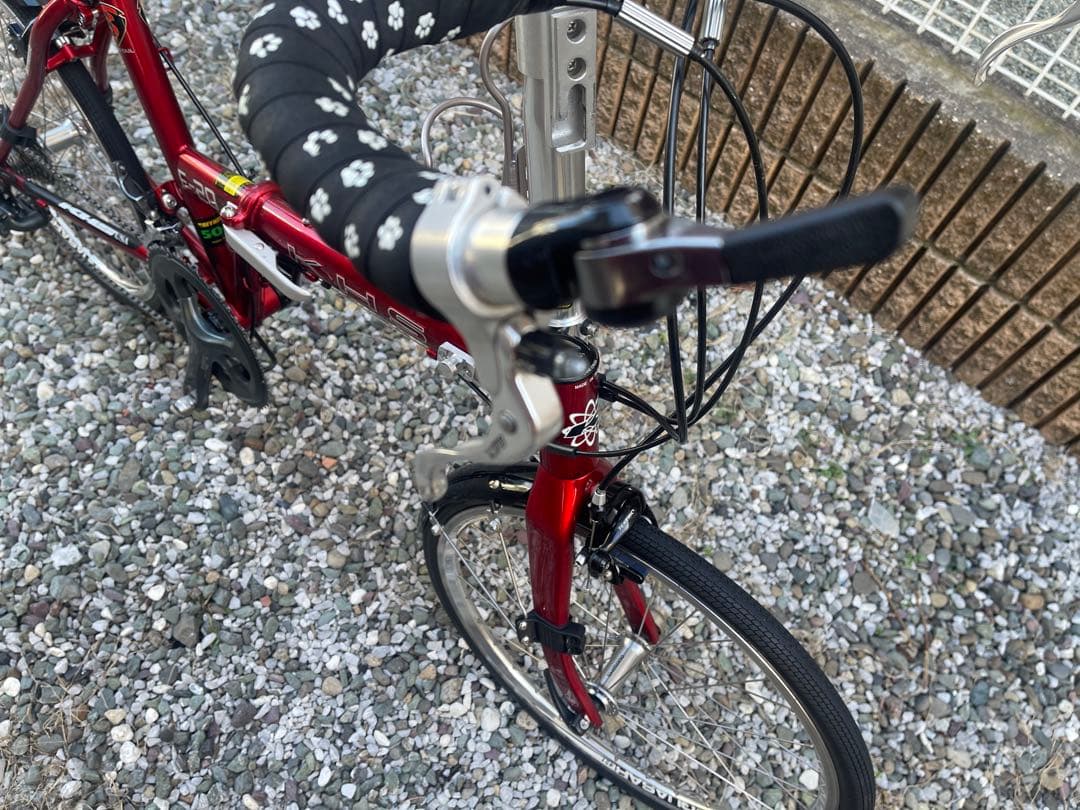 KHS F-20RC Tiagra 2×10s 折りたたみ自転車 レッド
