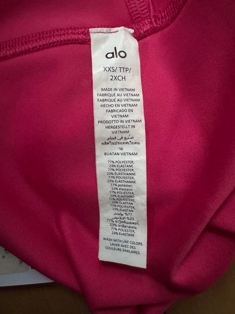 alo yoga ピンクレギンス XXS