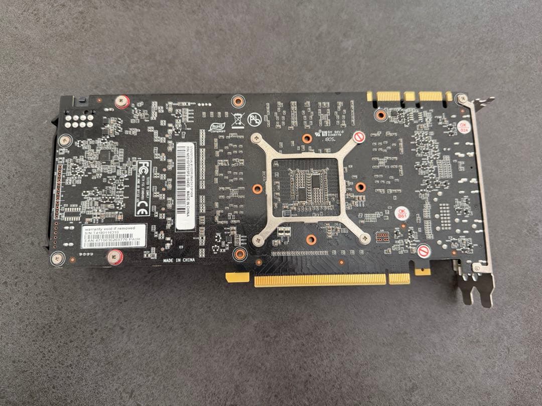 グラフィックボード GeForce GTX1070 Ti DUAL 8G 訳あり