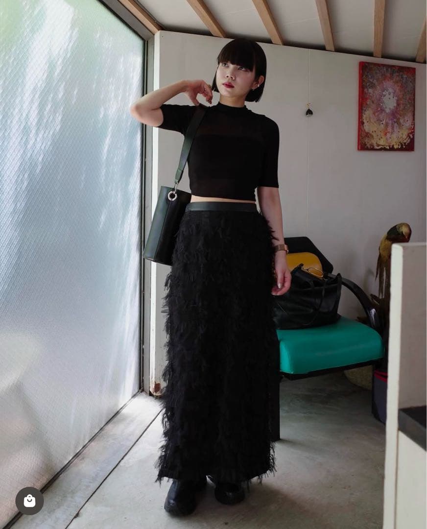 nepuTulle Iline long SK チュールスカート